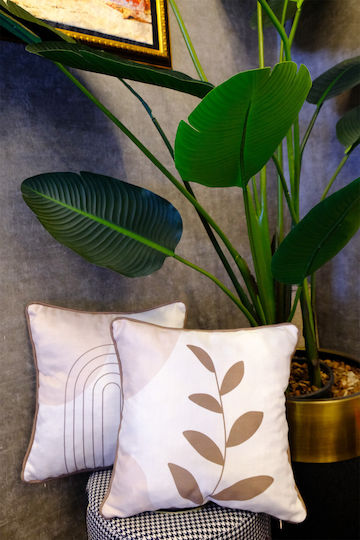 SteweHome Față De Pernă Decorativă Albă 45x45cm