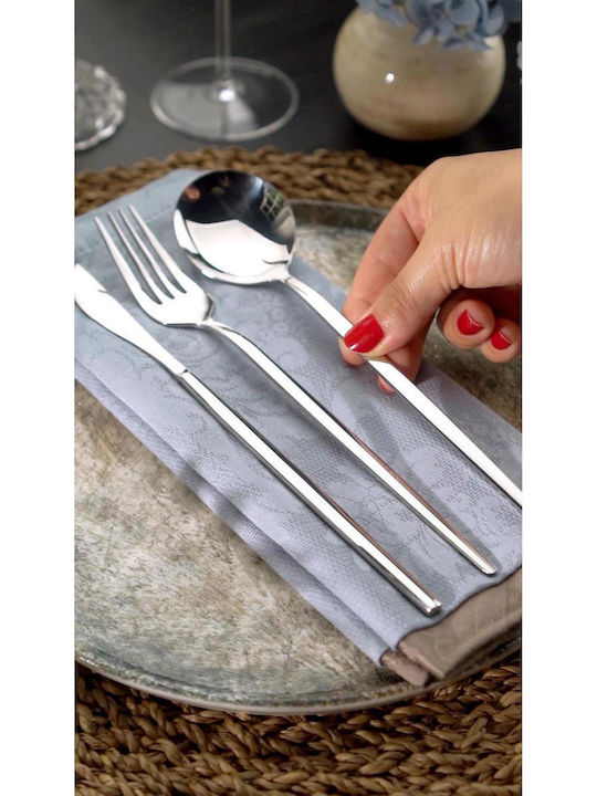 SteweHome Cutlery Set Stainless Steel Silver 16 Pieces