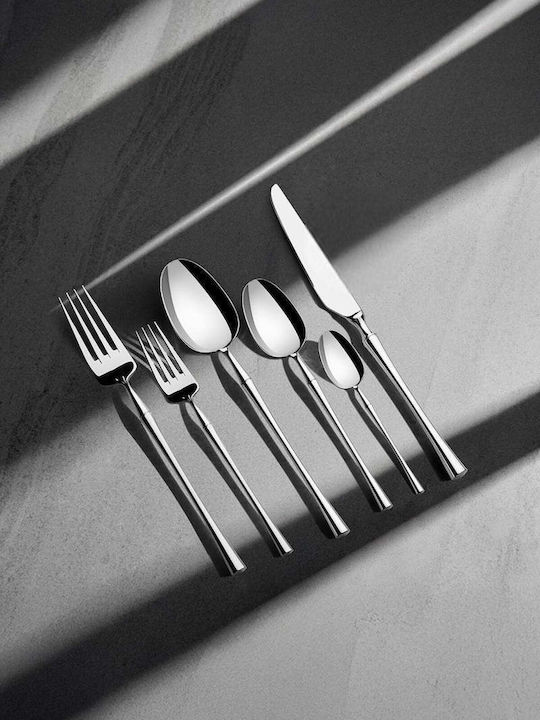 SteweHome Cutlery Set Stainless Steel Gray 36 Pieces