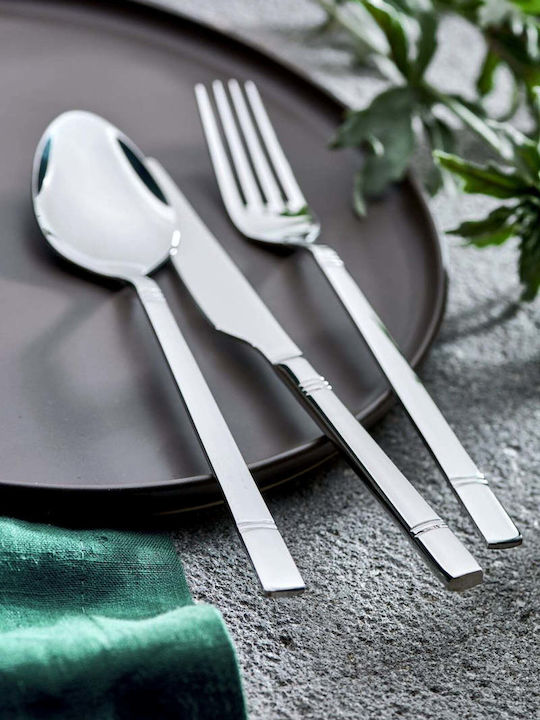 SteweHome Cutlery Set Stainless Steel Silver 84 Pieces