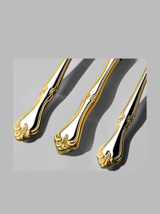 SteweHome Cutlery Set Stainless Steel Gold 36 Pieces