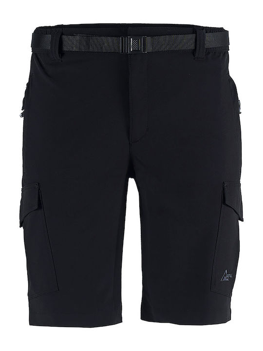 Apu Pantalon Lung de Drumeție pentru Bărbați Negru