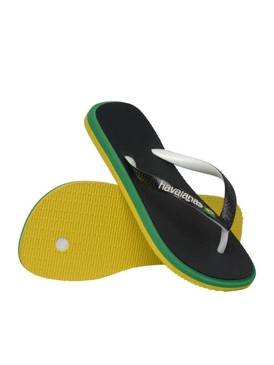 Brasil Men's Flip Flops Black
