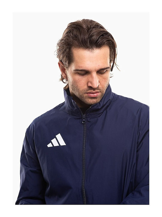 Herren Jacken Winddicht Marineblau