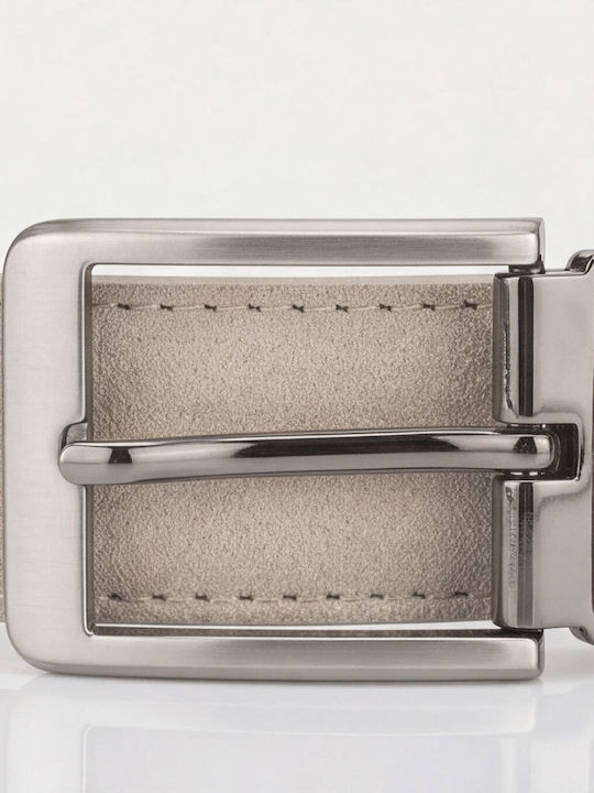 Men's Leather Beige Belt