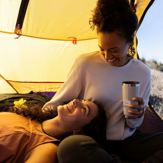 Hydro Flask Ποτήρι Θερμός Ανοξείδωτο BPA Free 355ml Surf με Καλαμάκι και Λαβή