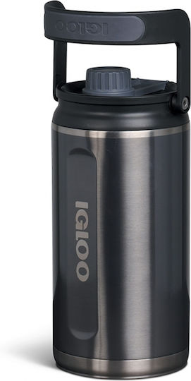 Igloo Handled Tumbler Θερμός Ανοξείδωτο 1.892lt Blue με Καλαμάκι και Λαβή