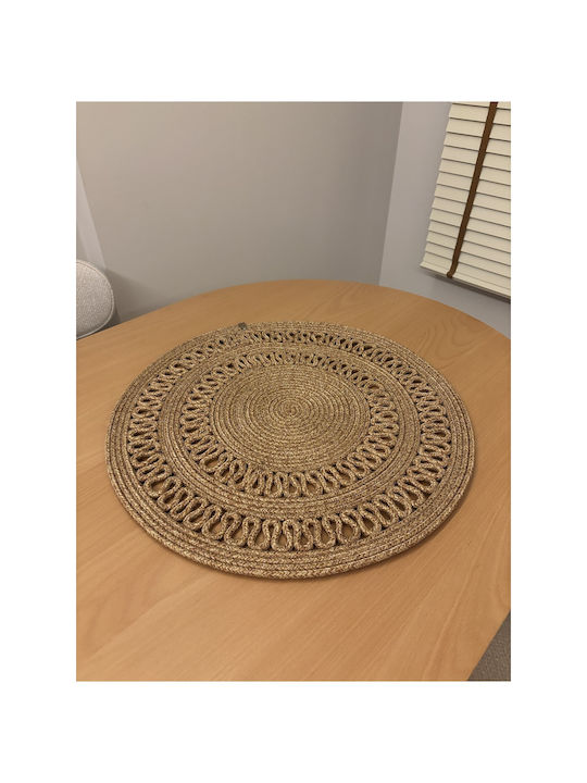SteweHome Tischsets Rund Korbweide 60cm