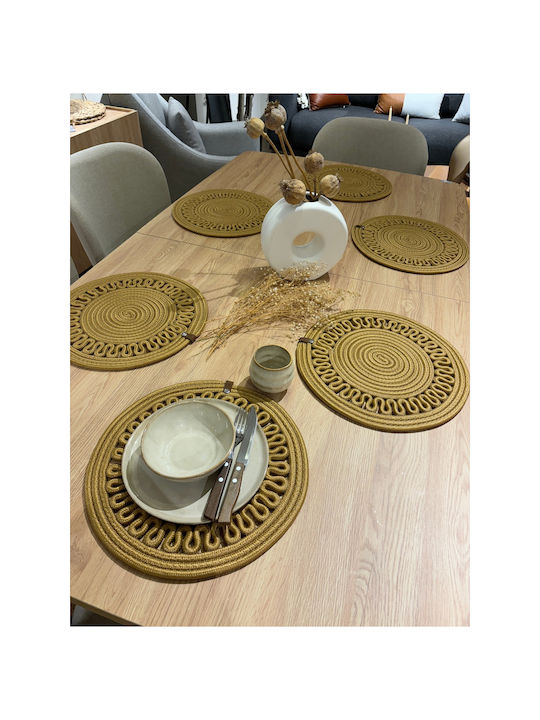 SteweHome Wicker Placemats 33x33cm 6 Pieces