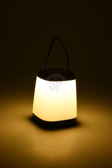 H&S Λάμπα Led Μπαταρίας για Camping Μαύρο