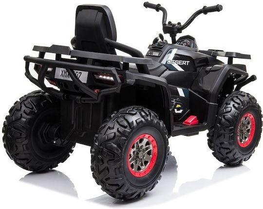 Kids 4 Wheel Electric Motorbike 12 Volt Black for Ages 3+