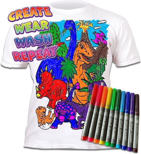 Splat Planet Malerei T-Shirt