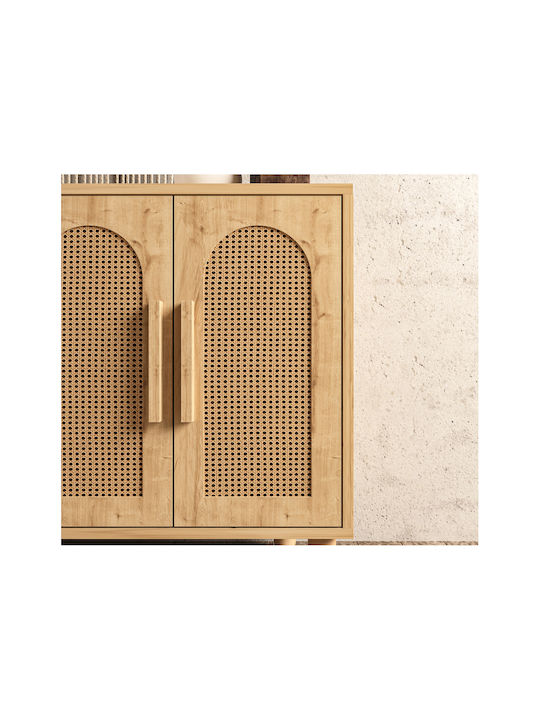 Буфет Дървен SteweHome Многоцветен 120x30x73см