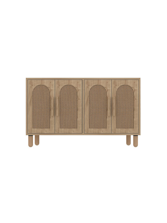 Буфет Дървен SteweHome Многоцветен 120x30x73см