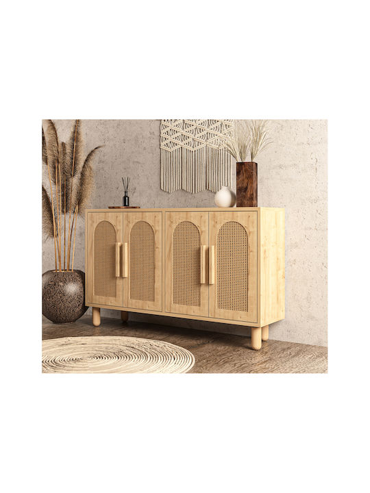 Буфет Дървен SteweHome Многоцветен 120x30x73см