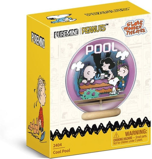 Peanuts Puremind Modellbausatz Holztheater Globus Cooler Pool Sammelbare Figuren