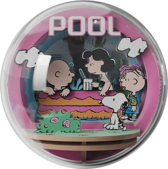 Peanuts Puremind Modellbausatz Holztheater Globus Cooler Pool Sammelbare Figuren