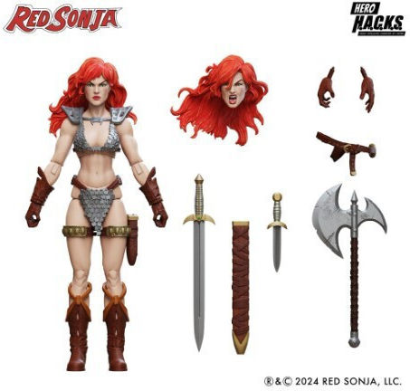Boss Fight Studio Flash Flash Gordon Герой H.a.c.k.s. - Червена Соня Фигура за Действие