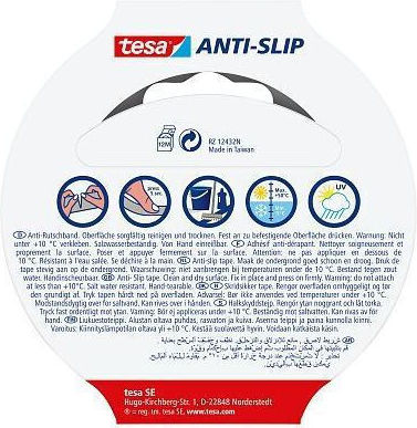 Tesa Adhesive Grip Tape Transparent 5mx25mm