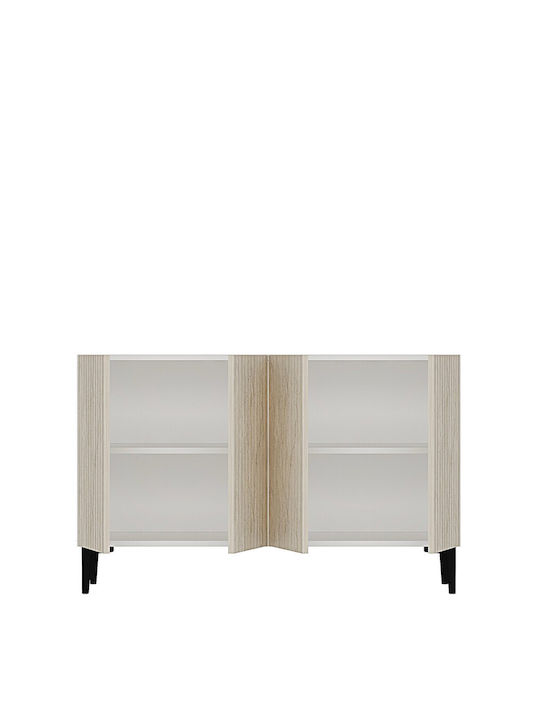 SteweHome Sideboard Holz Mehrfarbig 120x32x75cm