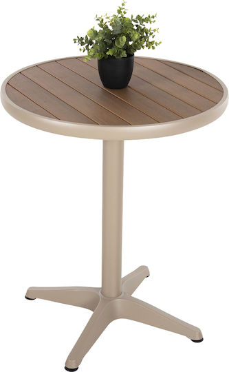 Table 60x60x70 Beige