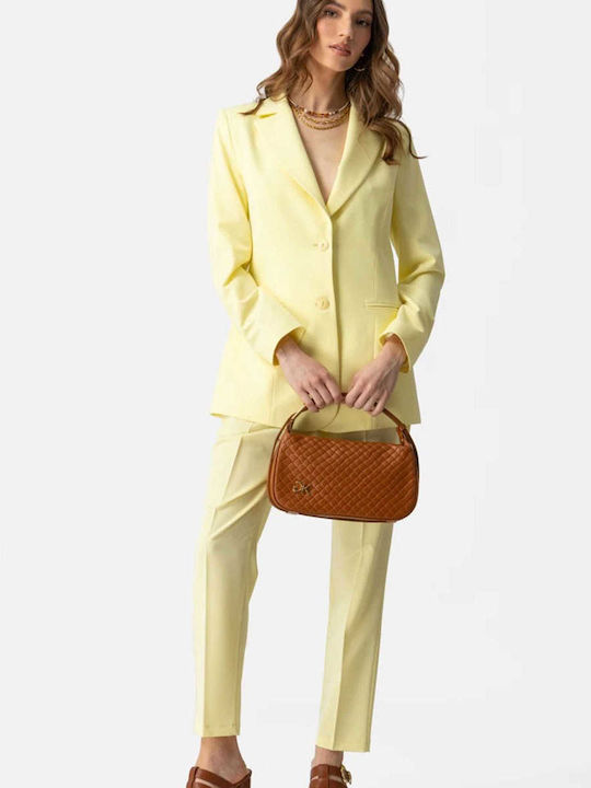 Chrisper Chrisper Damen Blazer Gelb
