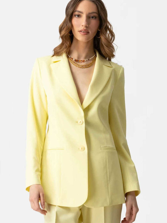 Chrisper Chrisper Damen Blazer Gelb