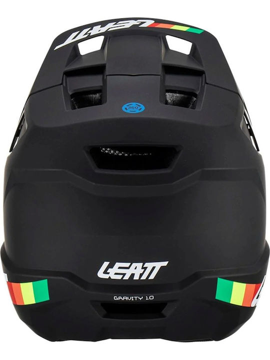 Leatt Volles Gesicht Fahrradhelm Berg Schwarz