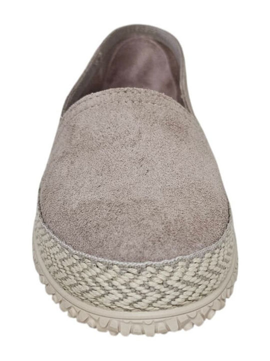 Damen Espadrilles in Grauer Farbe 025-11205-GRAU