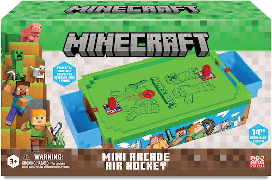 Ambassador Interactive Toy Air Hockey Minecraft Mini Arcade For 4+ Years