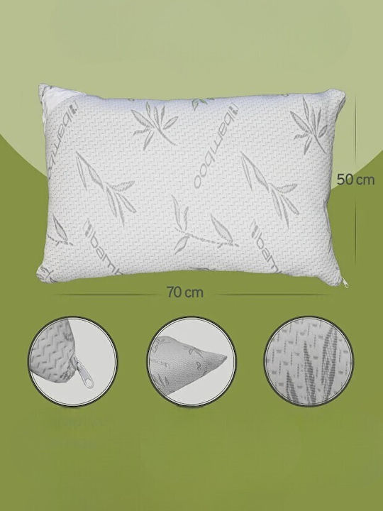 SteweHome Bamboo Pernă de Dormit din Silicon 50x70cm 4 Bucăți