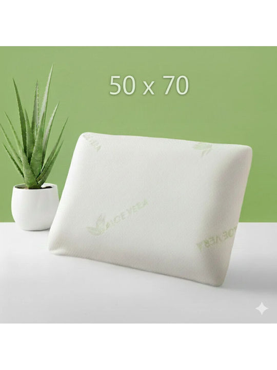SteweHome Aloe Vera Μαξιλάρι Ύπνου Memory Foam 50x70cm 4τμχ