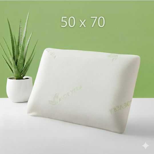 SteweHome Aloe Vera Bed Pillow Memory Foam 50x70cm 4 Pieces