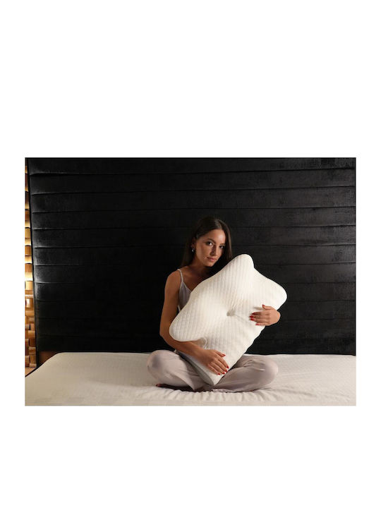 SteweHome Μαξιλάρι Ύπνου Polyester Ανατομικό 38x60cm 2τμχ