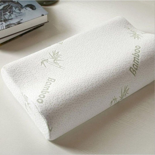 SteweHome Bamboo Μαξιλάρι Ύπνου Memory Foam Ανατομικό 35x55cm