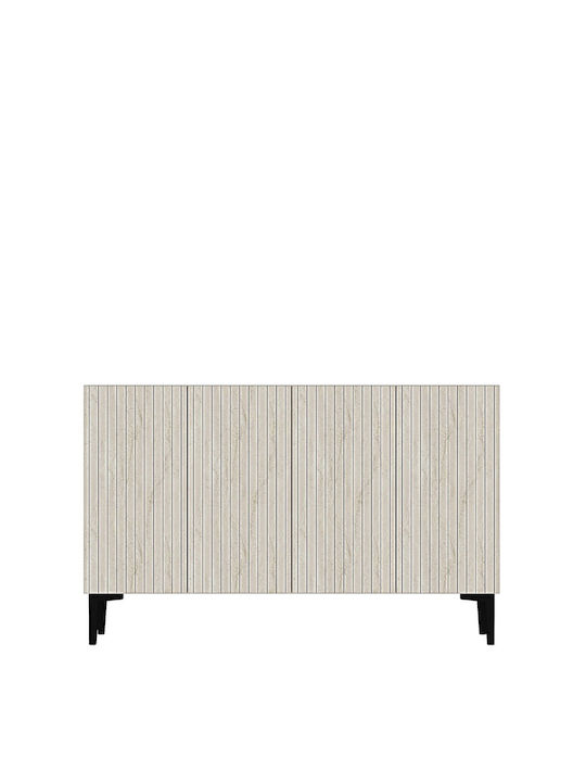 Буфет Дървен SteweHome Бял 120x32x75cm
