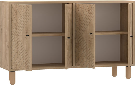 Wooden Sideboard Multicolour 120x30x73cm