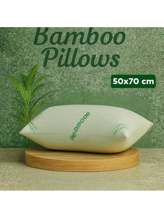 SteweHome Bamboo Bed Pillow Cotton 50x70cm 8 Pieces