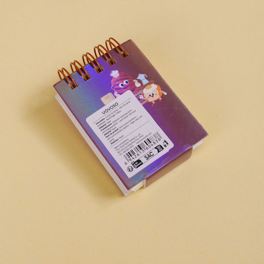 Toy Spiral Notebook 100 Sheets with White Pages