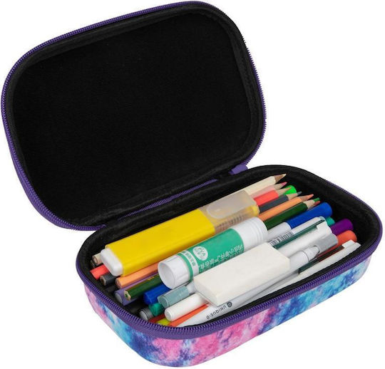 Zipit Glitter Storage Box Zippered Pencil Case Pink