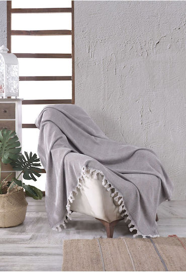 SteweHome Armchair Throw P160xW160cm Natural SteweHome Armchair Throw P160xW160cm Natural