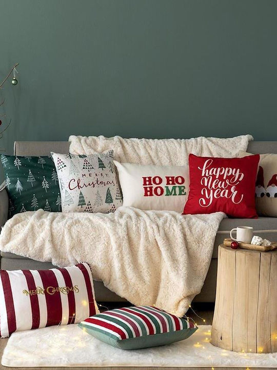 Palamaiki Christmas Decorative Square Pillowcase 43x43cm