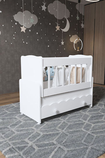 SteweHome Căsuță De Copii SteweHome Albă Cu Saltea 100x112cm