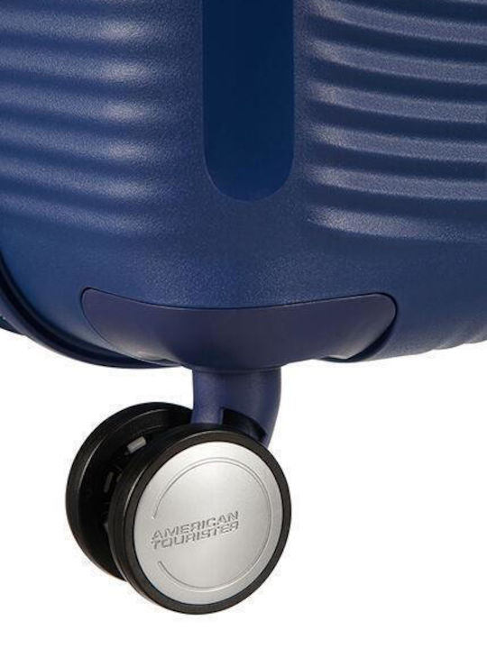 American Tourister Soundbox Travel Suitcase Midnight Navy with 4 Wheels