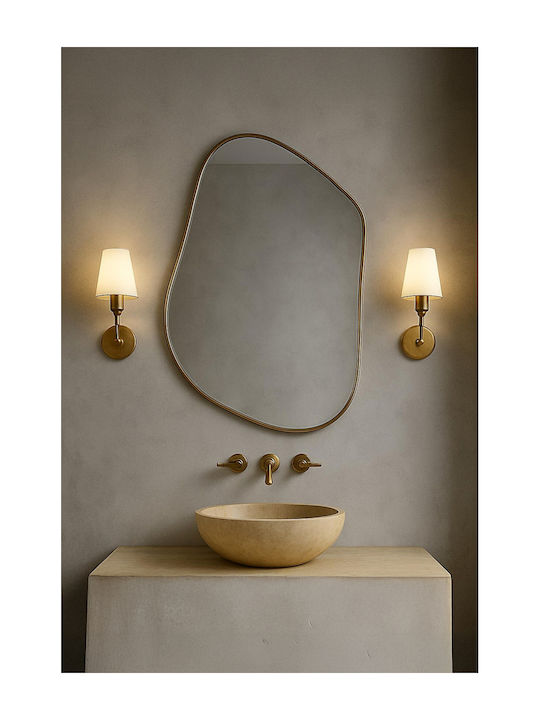 SteweHome SteweHome Badezimmerspiegel aus Metall 60x80cm Silber