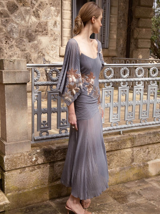 Maxi Dress for Wedding - Christening Blue Phasedress