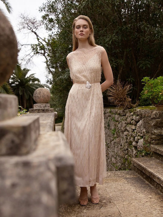 Rochie-Cămașă Bej