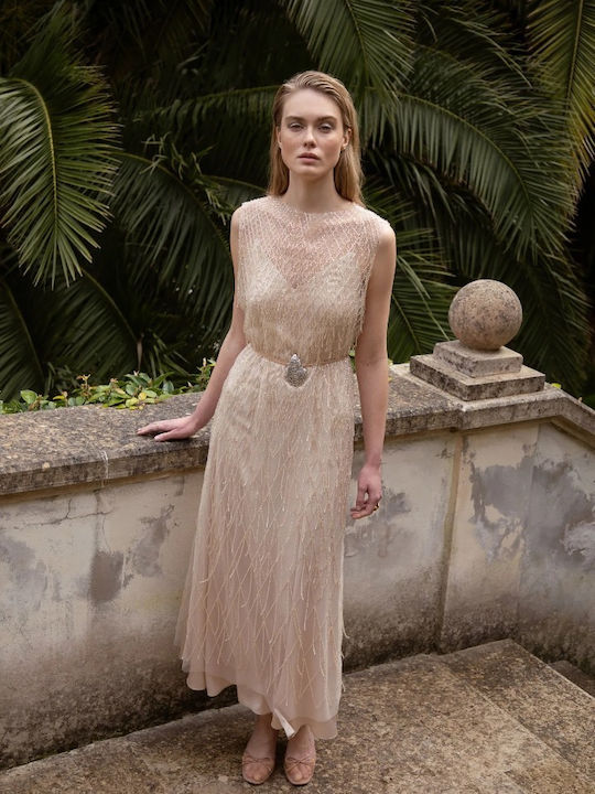 Rochie-Cămașă Bej