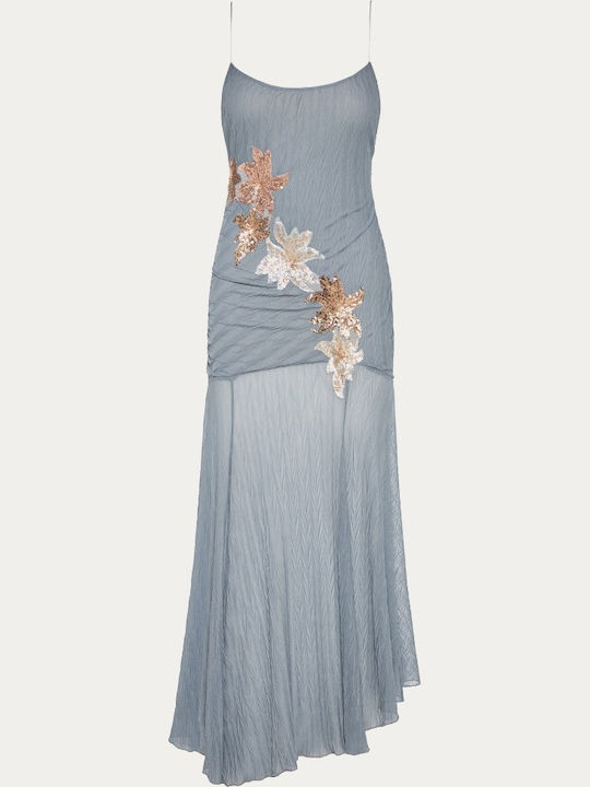 Maxi Dress for Wedding - Christening Blue Phasedress