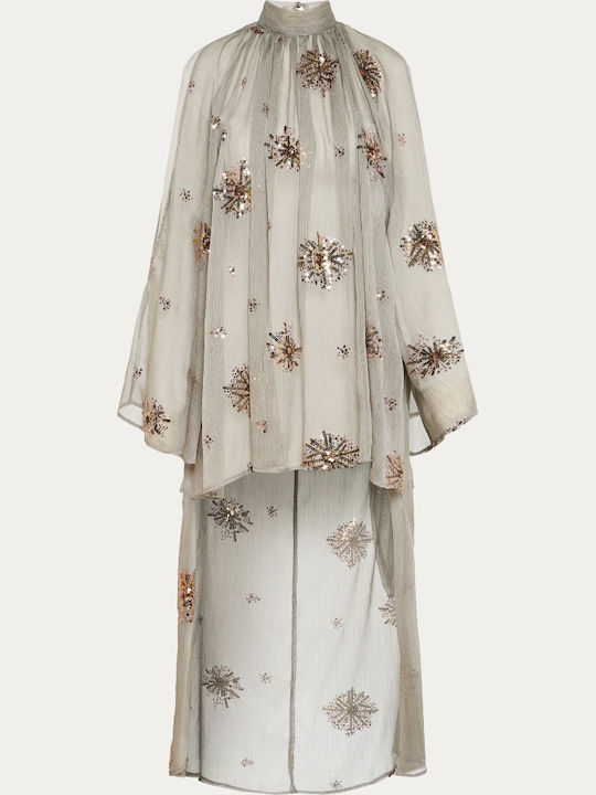 Damen Kimono Grau Tariyatop